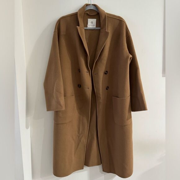 Anine Bing Dylan Wool and Cashmere Coat - Picture 2 of 5